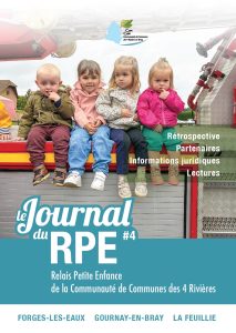 couverture journal du RPE RELAI PETITE ENFANCE CC4R gournay en bray forges les eaux